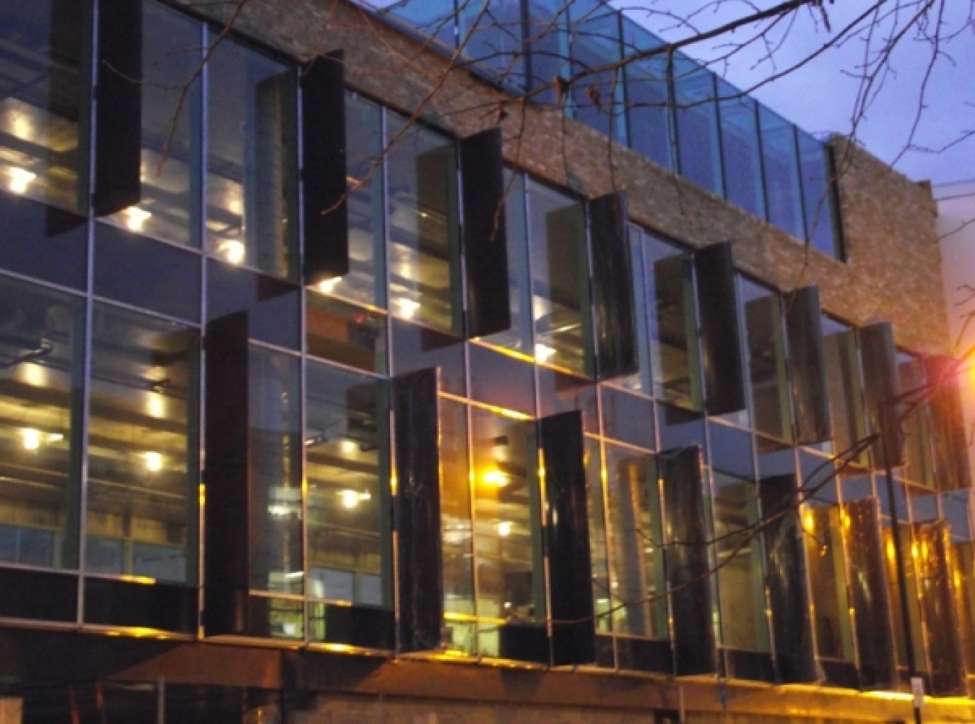 FW50+SG Curtain Wall and vertical brise soleil