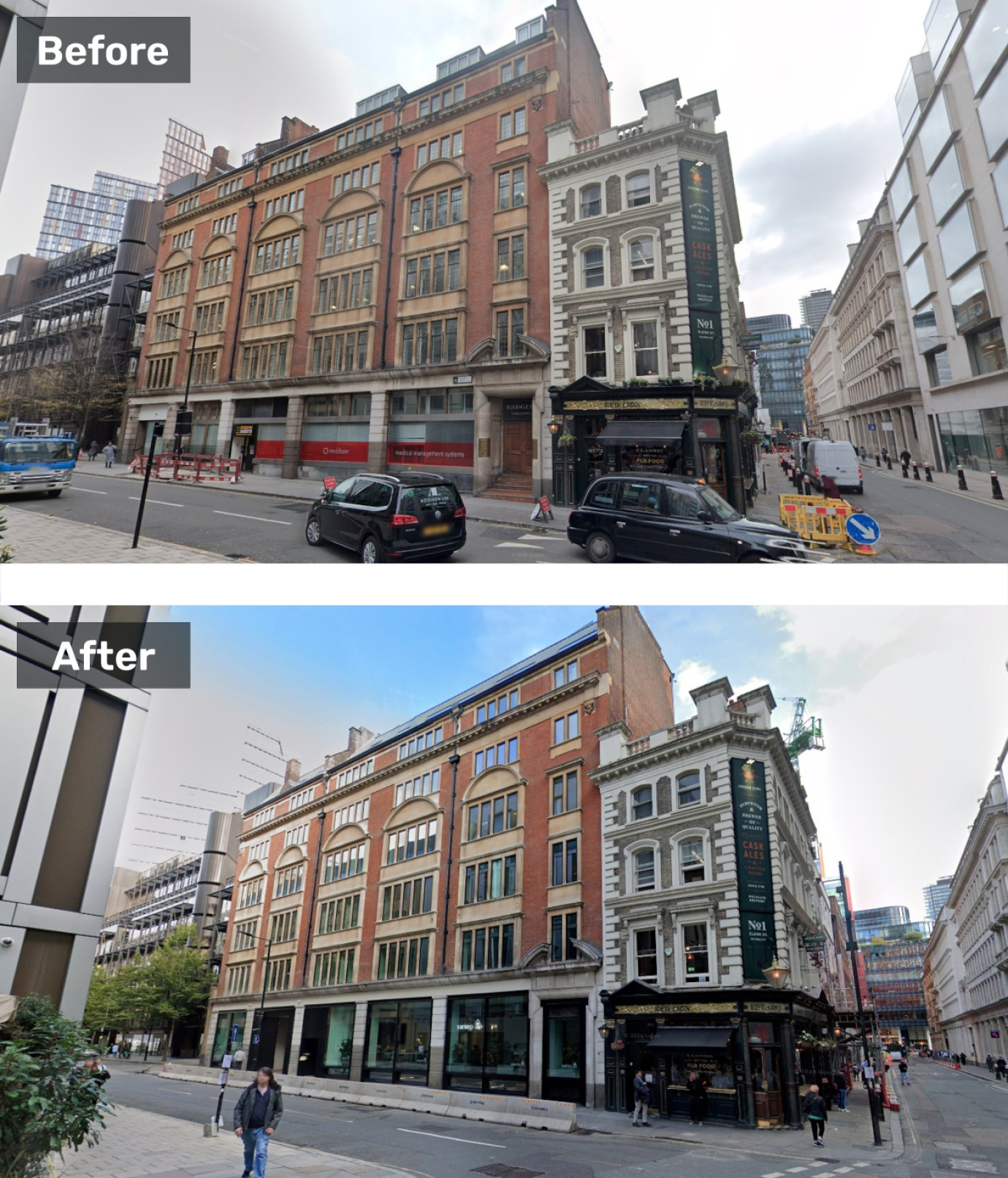 Eldon House Phase 2, Before & After
