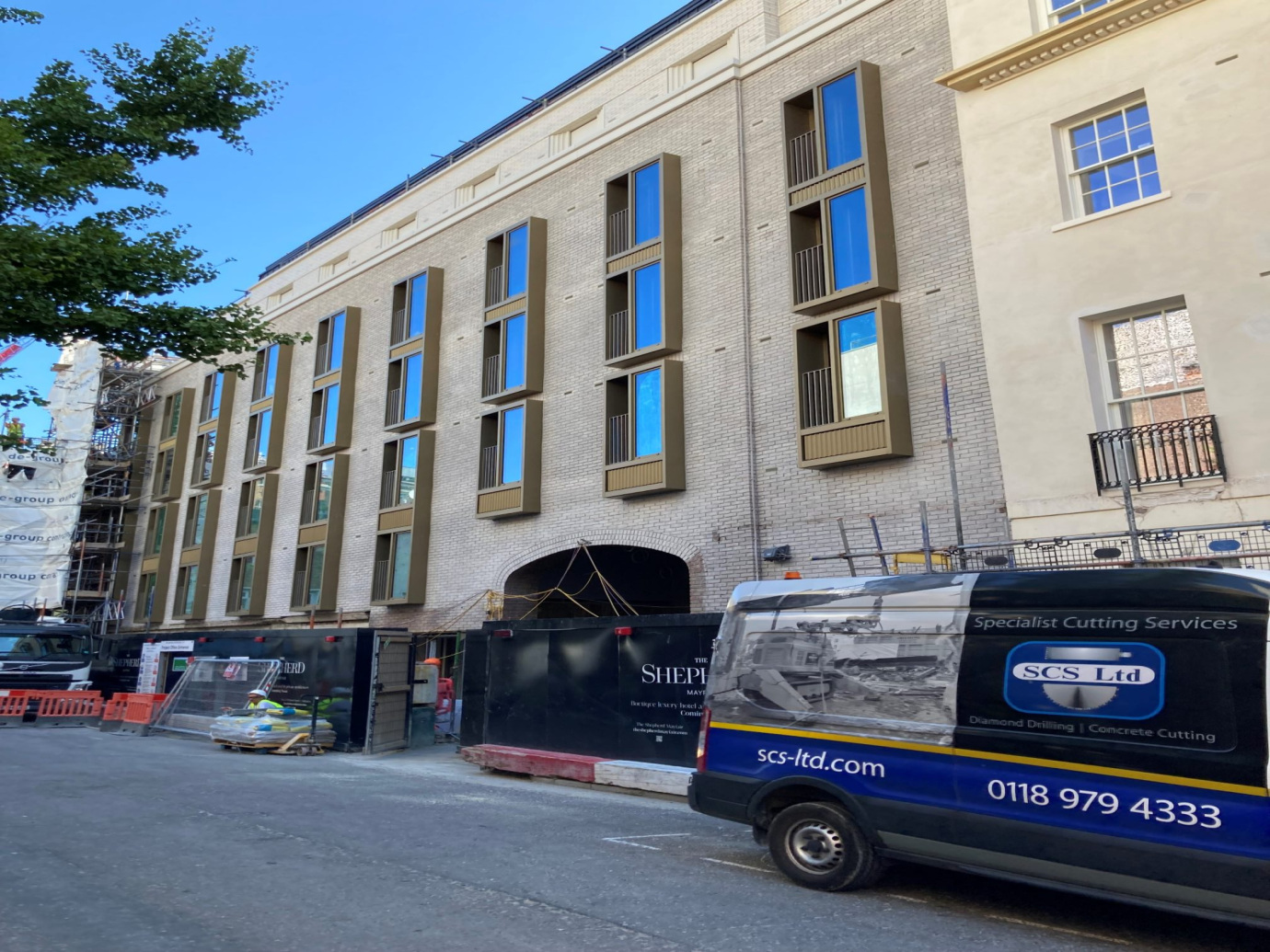 Scaffolding Coming Down
